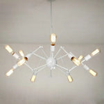 Lustre Design Métal Articulé Ajustable Blanc Luminaire Chambre