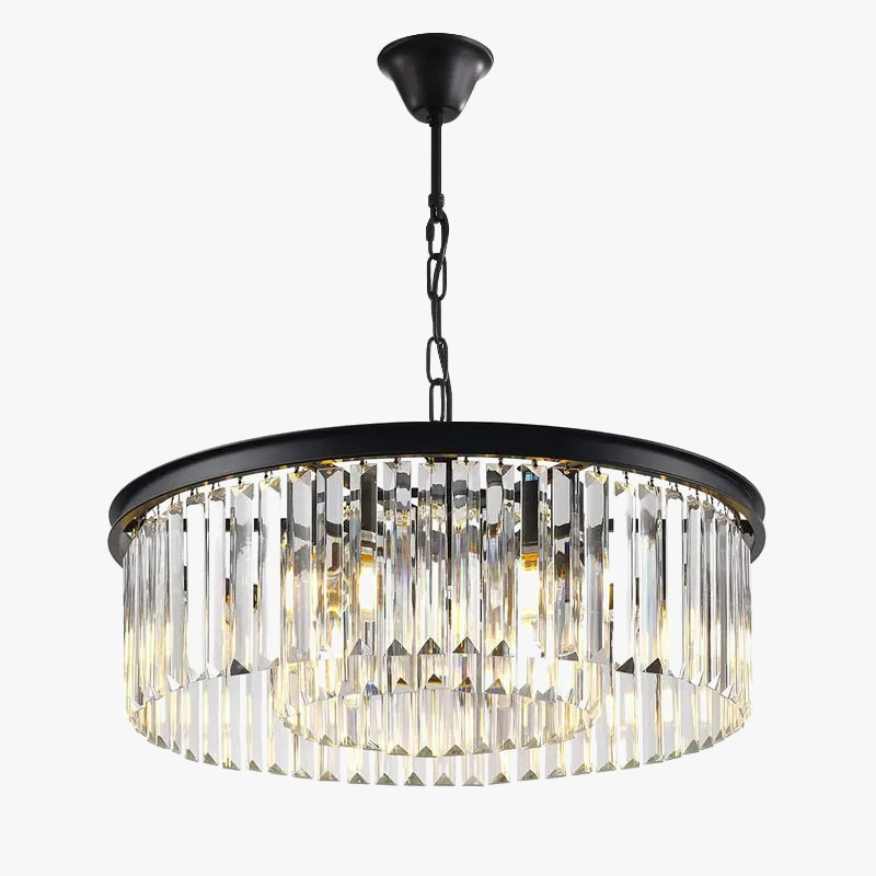 Lámpara de cristal elegante para salón de lujo