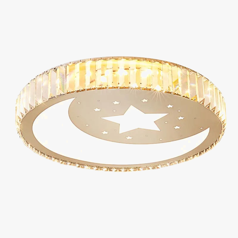 lámpara de araña de cristal de lujo para decoración interior elegante