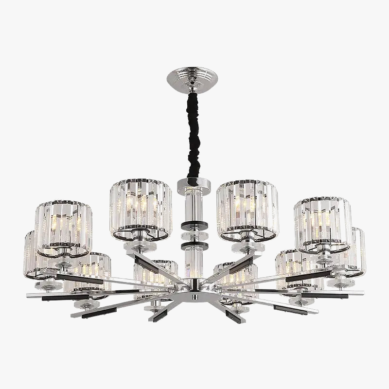 Lámpara de cristal nórdica chic elegante