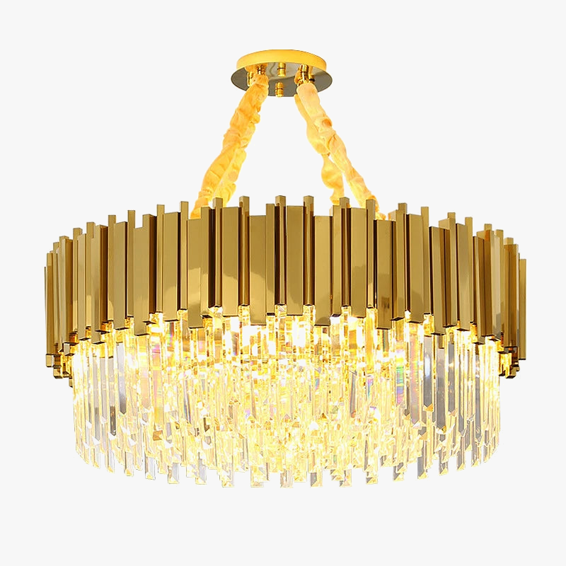 Lámpara colgante elegante de cristal