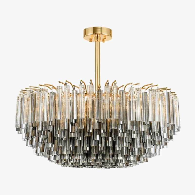 lámpara de cristal de vidrio diseño posmoderno para decoración interior
