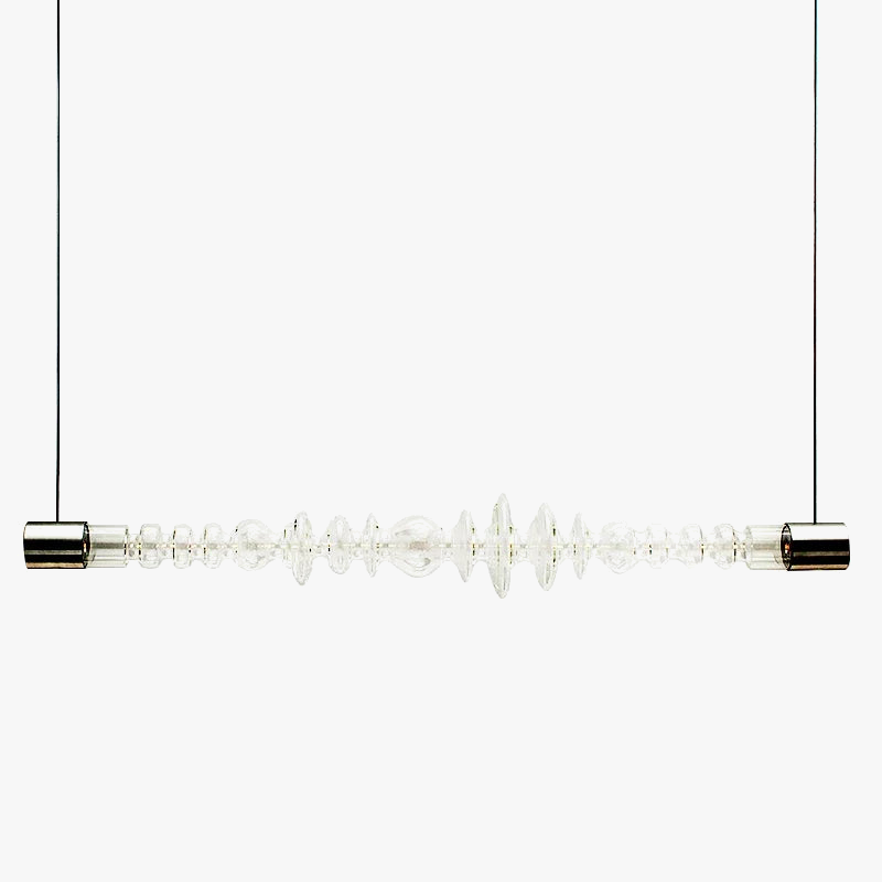 lámpara de vidrio diseño creativo minimalista para restaurante moderno