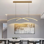 Lustre Led Arc Métallique Roxanna Luminaire Chambre
