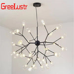 Lustre Led Branches Design Créatif Luminaire Chambre