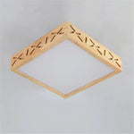 Lustre Led Carré Japonais Luminaire Chambre