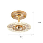 Lustre Led Cristal Moderne Luxe Luminaire Chambre