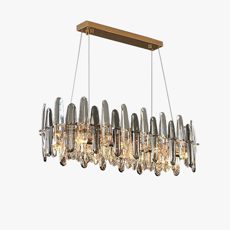 lámpara led de lujo en cristal k9 con intensidad variable para navidad