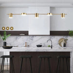 Lustre Led Design En Métal Luxueux Luminaire Doré