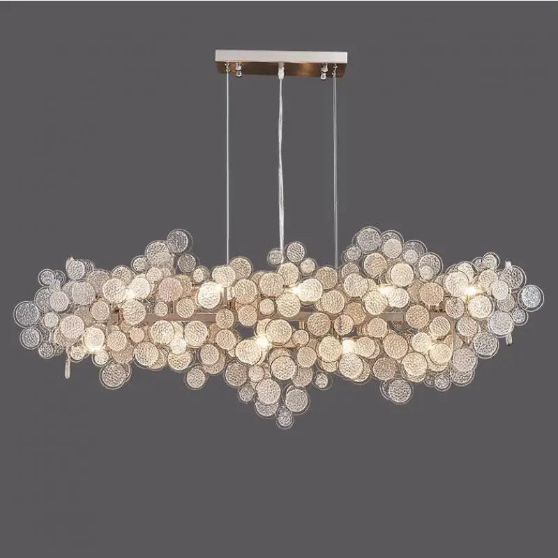lámpara de techo LED de vidrio diseño creativo y simple moderno