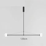Lustre Led Minimaliste Noir Karry Luminaire Chambre
