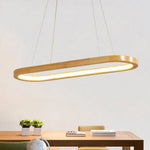 Lustre Led Nordique En Bois Luminaire Chambre