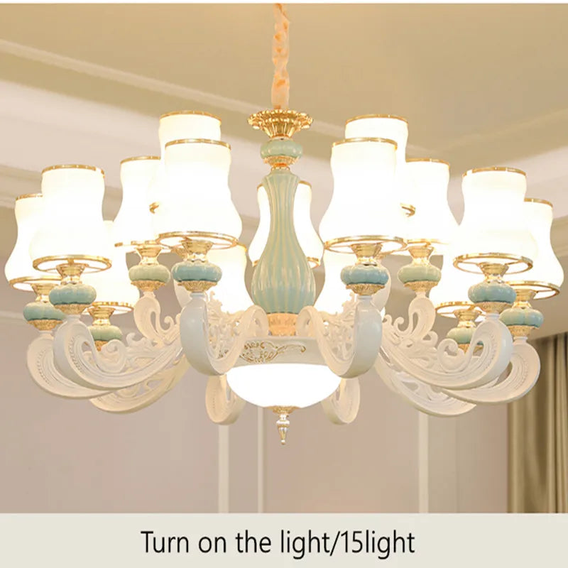 lámpara moderna de cerámica para una iluminación interior elegante