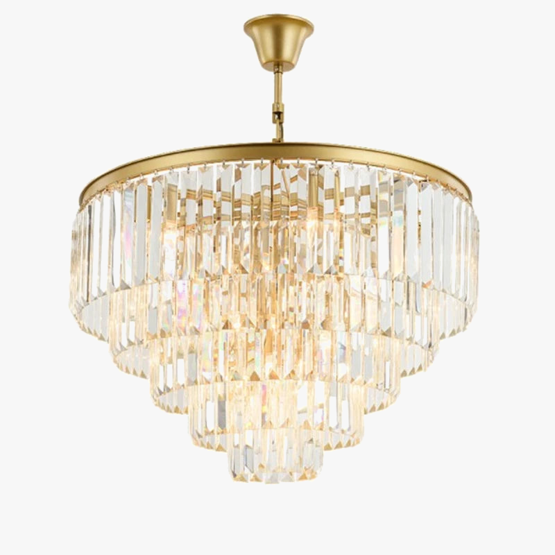 Candelabro de cristal moderno chic minimalista