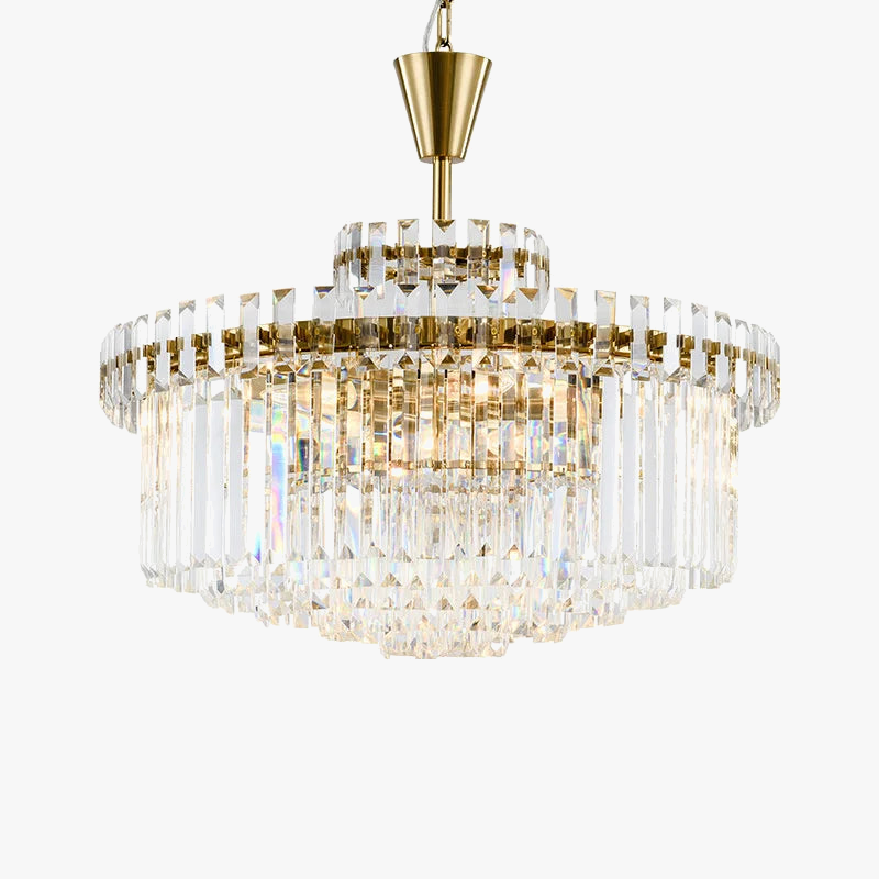Lámpara de cristal moderna lujo chic