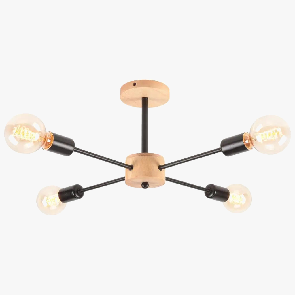 Lámpara araña luminosa moderna diseño