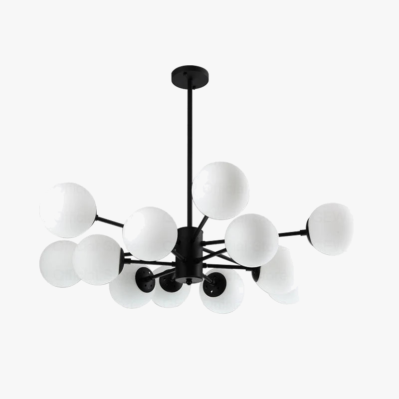 lustre moderno magic bean de vidrio para decoración del hogar