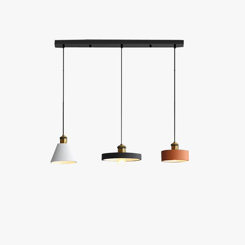 lámpara moderna minimalista estilo industrial para decoración interior