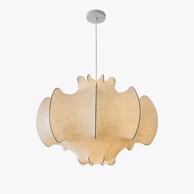 lámpara nórdica creativa en seda wabi-sabi led decorativa
