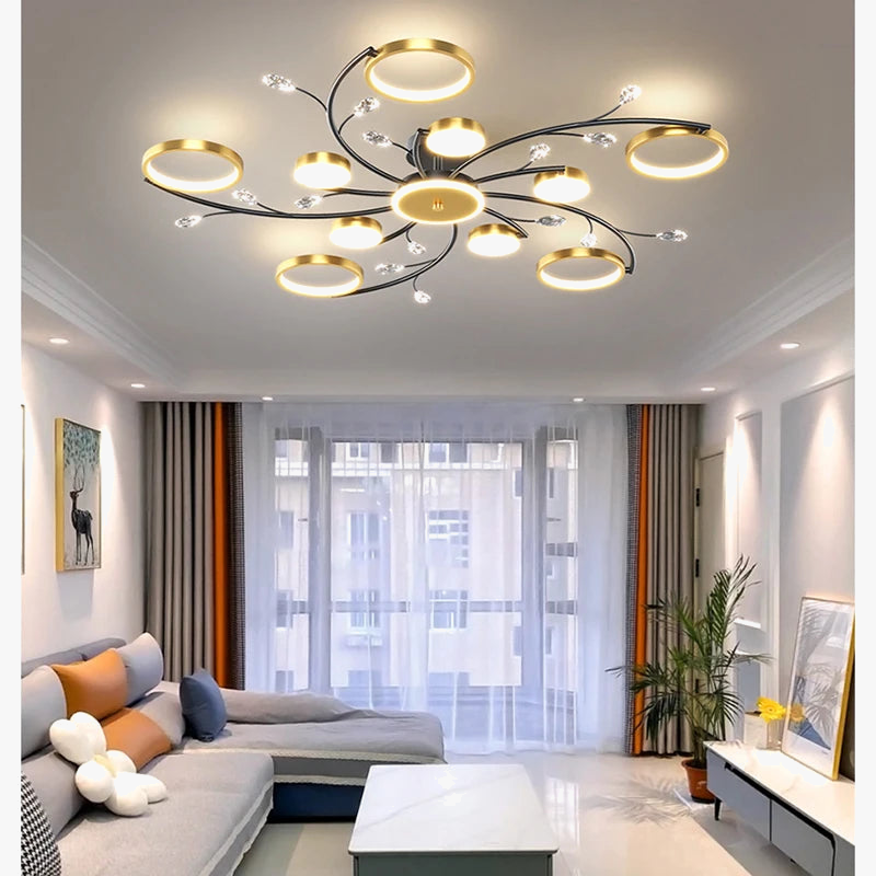 Lámpara de techo escandinava chic moderna luminosa