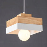 luminaire scandinave blanc et bois 