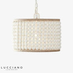 Lustre Scandinavie Corbeille Perles Brunissende Yy-Pd912 Luminaire Chambre
