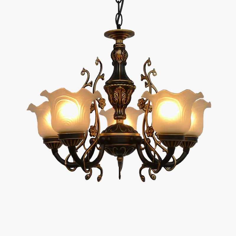Lámpara estilo europeo para iluminación interior y decoración del hogar