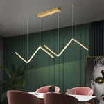 Lustre Suspension Salle À Manger Chic Doré Lustre