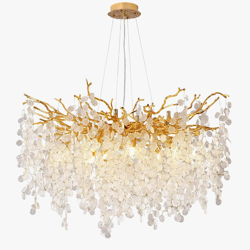 lámpara vintage de vidrio craquelado para decoración interior con led