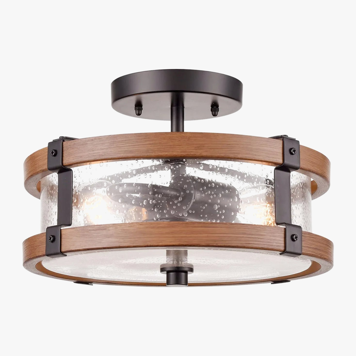 lámpara vintage redonda para interior estilo loft moderno
