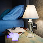 Mini veilleuse LED en forme d’éléphant multicolore pour bébé
