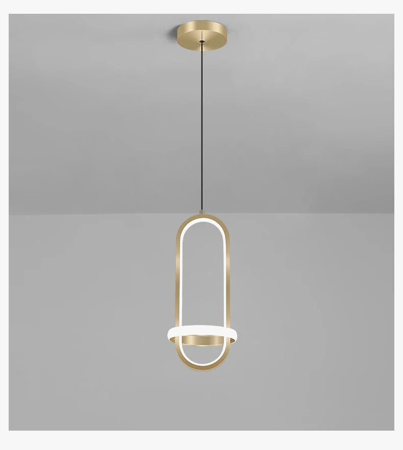 Lámpara colgante LED diseño moderno luminosa