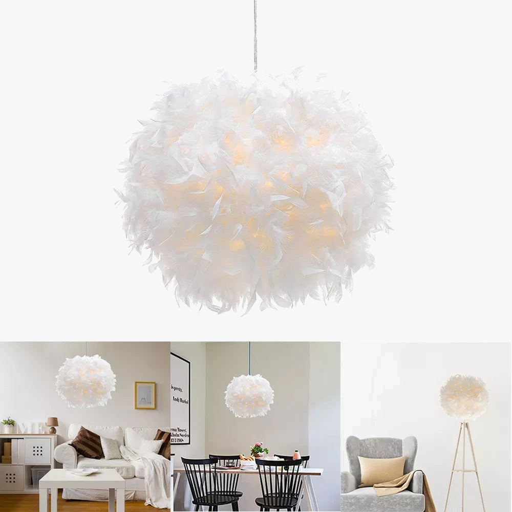 Diseño nórdico elegante colgante luminoso