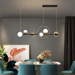 Nordic Black Chandelier For Dining Room Kitchen Home Decor Loft Style Industrial Suspension