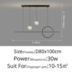 Nordic Led Pendant Lights Dining Table Kitchen Bedroom Foyer Living Room Hotel Restaurant Coffee