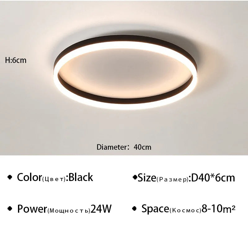 Techo de diseño contemporáneo luminoso