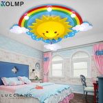Plafonnier Enfant Soleil Led Arc-En-Ciel Luminaire Chambre