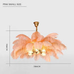 Plafonnier Led Carnaval À Plumes Colorées Rose / S Luminaire Chambre