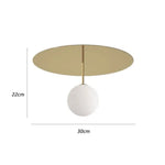 Plafonnier Led Circulaire Moderne Auggie Luminaire Chambre