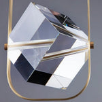 Plafonnier Led Cristal Carré Sollya Luminaire Chambre