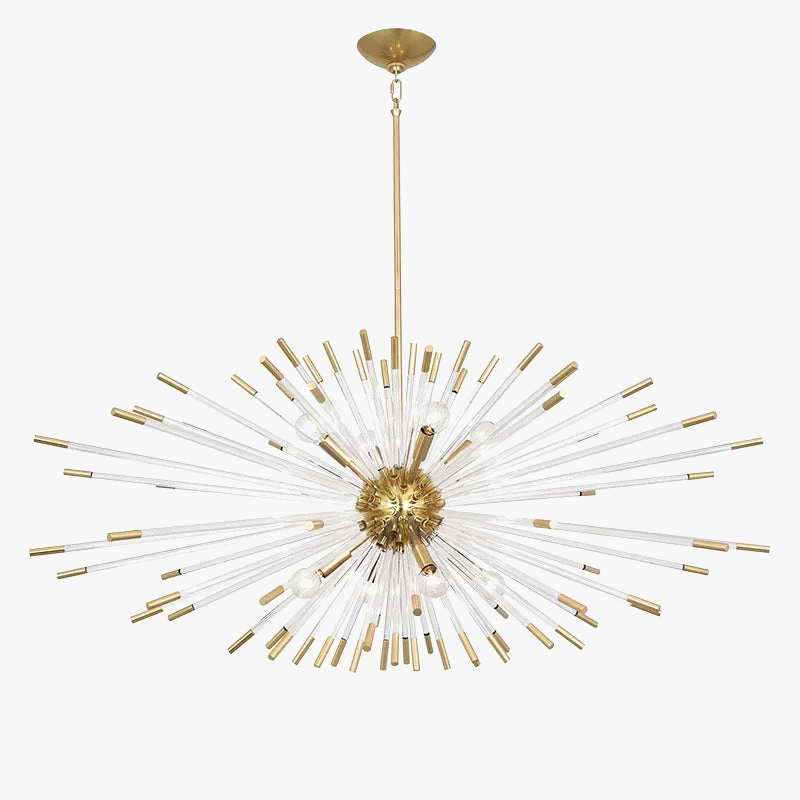 Lámpara LED cristalina colgante elegante