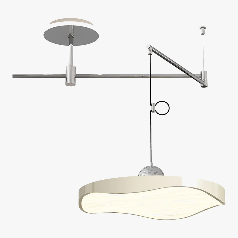 Lámpara de araña ajustable comedor moderno LED iluminación oficina estudio dormitorio