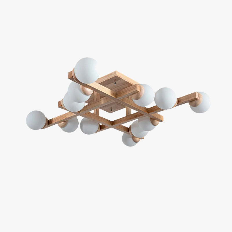 Lámparas de madera contemporáneas elegantes