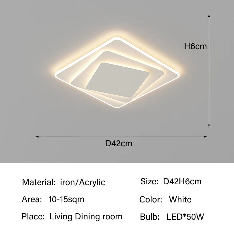 Lámparas LED modernas elegantes