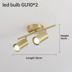 Spot Led Doré En Métal Pour Corridor B / Froide Luminaire Chambre