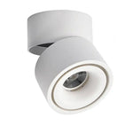 Spots Led Ronds Orientables Design Blanc / 7W Froide Luminaire Chambre