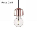 Suspension Araignée Vintage Moderne Rose Gold Luminaire Chambre