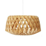 Suspension Cage Bois Led Scandinave Luminaire Chambre