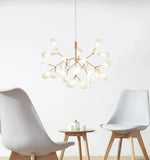 Suspension Design Moderne LED Arbre Doré