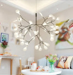 Suspension Design Moderne LED Arbre Doré